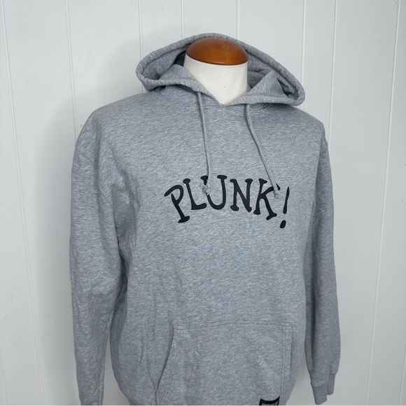 Snoopy Peanuts X Tower Records PLUNK! Grey Hoodie - Picture 1 of 12